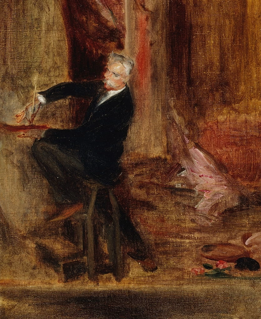 Ritratto di Jules Chéret - studio